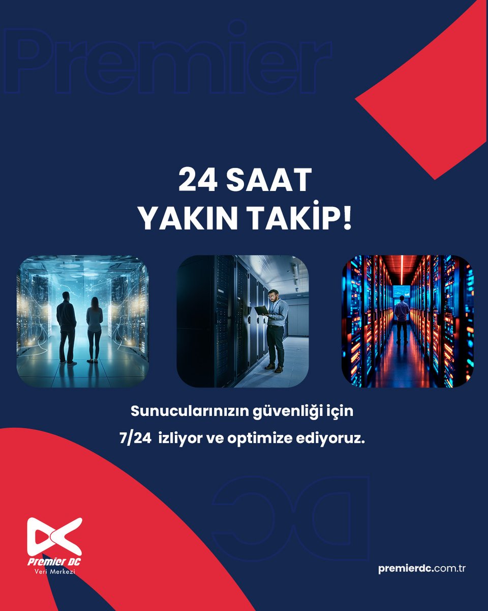 Sunucularınız Bizimle Güvende 🔐

Sunucularınız 7/24 izleniyor, performansı sürekli optimize ediliyor. Siz sadece işinize odaklanın, altyapınız Premier DC ile emin ellerde!
Şimdi ileri seviye veri merkezi deneyimiyle tanışın! ⚙️

#PremierDC #VeriMerkezi #SunucuGüvenliği