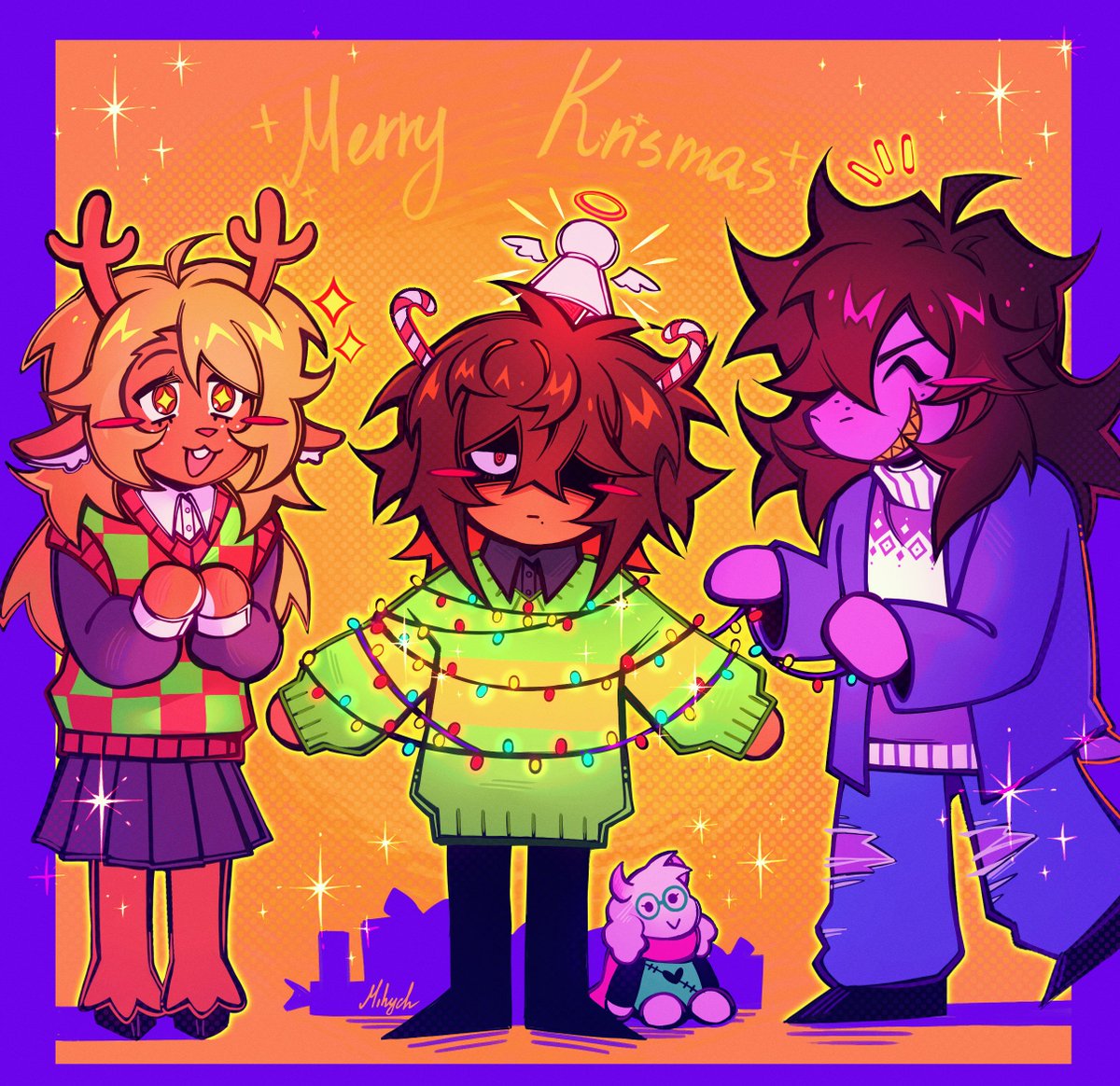 Merry Krismas✨🎄
#deltarune #krisdreemurr #deltarunefanart