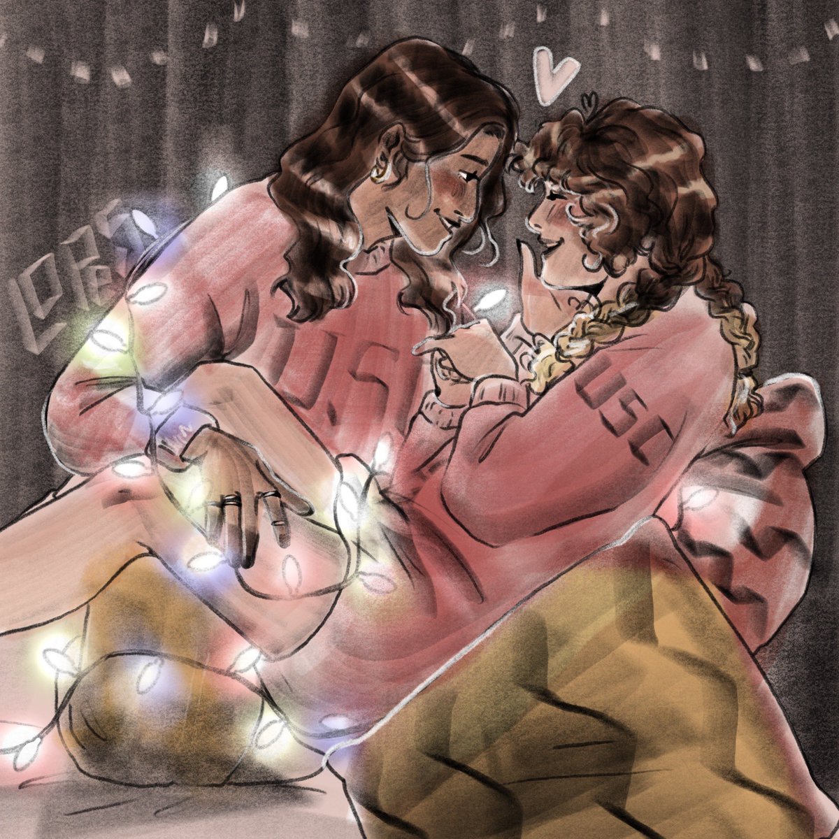 RafaLopesart's tweet photo. 💛❤️ CatLaila ❤️💛
#aftg #catlaila #catalinaalvarez #lailadermott https://t.co/V7EiFFd4vZ
