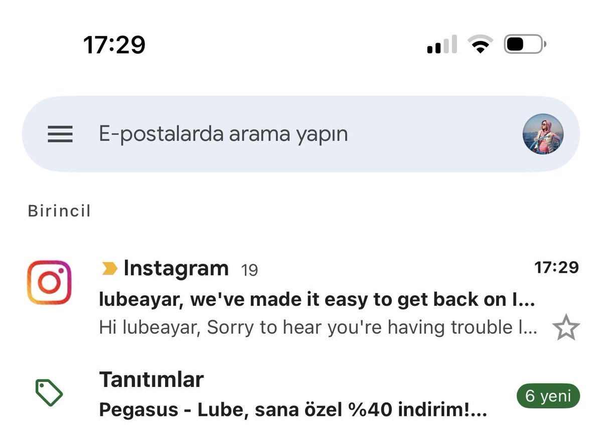 Instagram hesabım saldırı altında.. Bir dakika içinde 19 güvenlik uyarısı geldi.. Takip ve beğeni çok değerli şu anda.. Desteğiniz şimdiden teşekkür ederim.. instagram.com/lubeayar?igsh=…