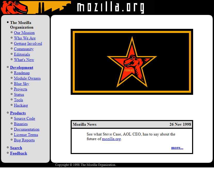 WebDesignMuseum's tweet image. Happy 28th Birthday Mozilla!   

On February 28, 1998, Netscape Corporation released the source code of the Netscape Communicator 5.0 web browser, which became the beginning of a community-based open-source project called Mozilla. 

#InternetHistory