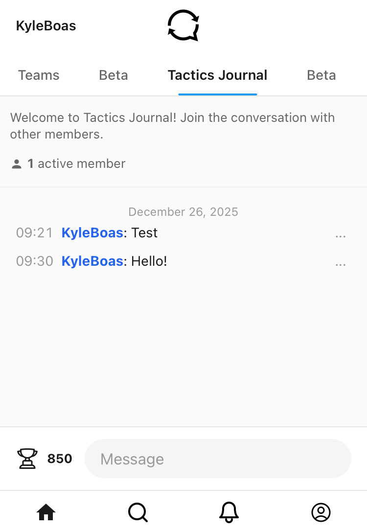 Tactics Journal tweet media