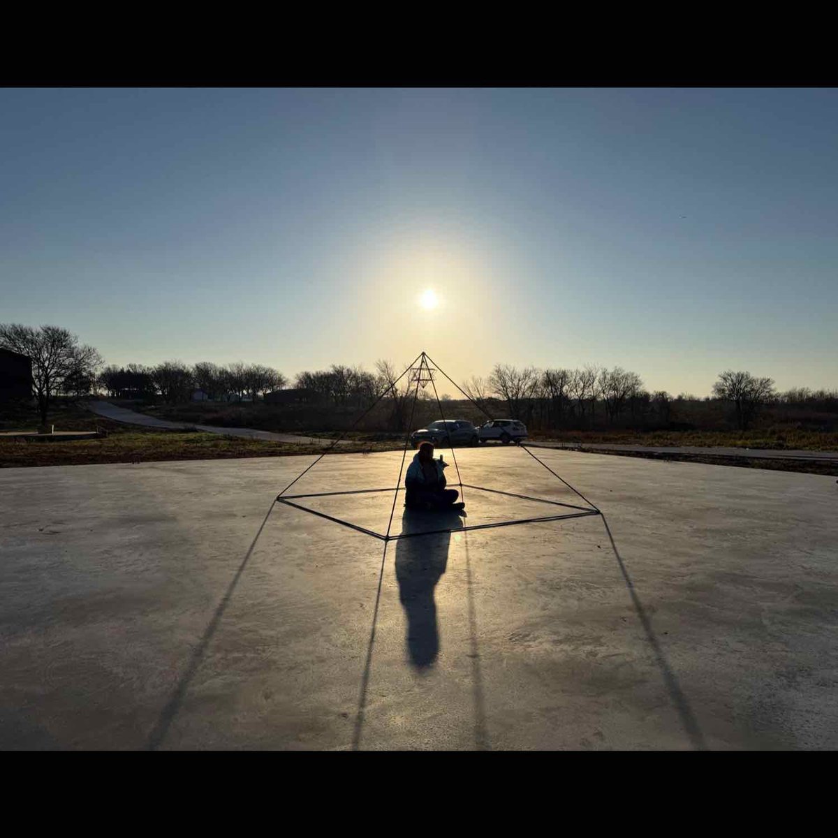 pssmusa's tweet photo. 🌟 Sacred Foundation Laid 🌟

On 12/24/2025, the foundation of the Pitamaha Merkaba Pyramid was laid — a date resonating with Tesla’s 3·6·9 code of the universe.

🔹 2+1=3 | 2+4=6 | 2+0+2+5=9
🔺 Dimensions: 54×54 Base &amp; 36×36 reverse angle

Every number is aligned with sacred. https://t.co/ztq1EaZSMr