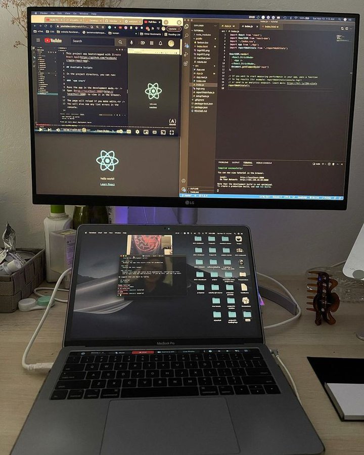 karthikponna19's tweet image. having a monitor can boost your productivity by 99%