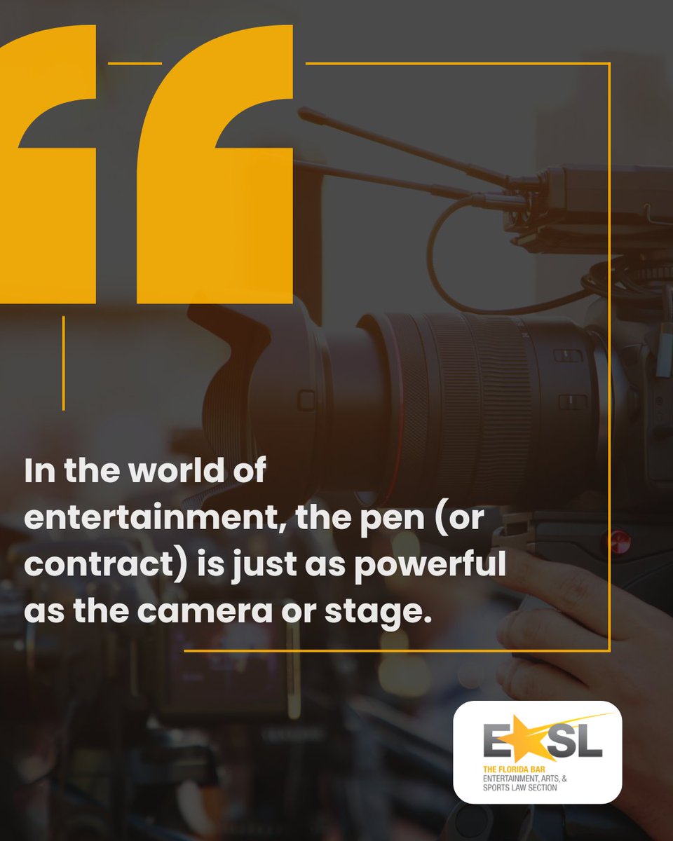 EASLonline's tweet photo. From negotiating deals to protecting creative rights, entertainment law shapes the stories behind the scenes.

#EntertainmentLaw #CreativeRights #LegalInsight #ContractsMatter #ArtsLaw #SportsLaw #EASL https://t.co/fQIC8Ds83P