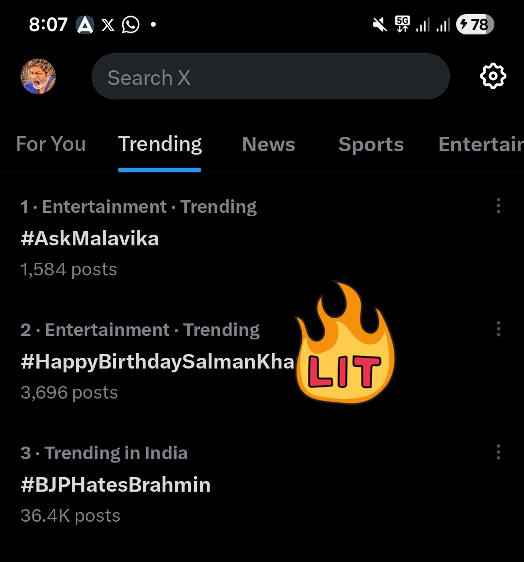 Freak4Salman's tweet photo. #HappyBirthdaySalmanKhan trending at 2nd with 4K posts.. 

Well done #SalmanKhan fans. Speed up, Roar For Top position 🔥 https://t.co/BdEcUVUl1J