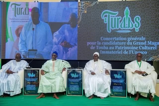 autruicomoi's tweet image. Le Projet d’inscription du « Grand Magal de Touba » sur la Liste représentative du Patrimoine culturel immatériel de l’Unesco avance à grand pas, sous la coordination de la Plateforme pour la recherche et la préservation du patrimoine de Cheikh Ahmadou Bamba (TURAAS).