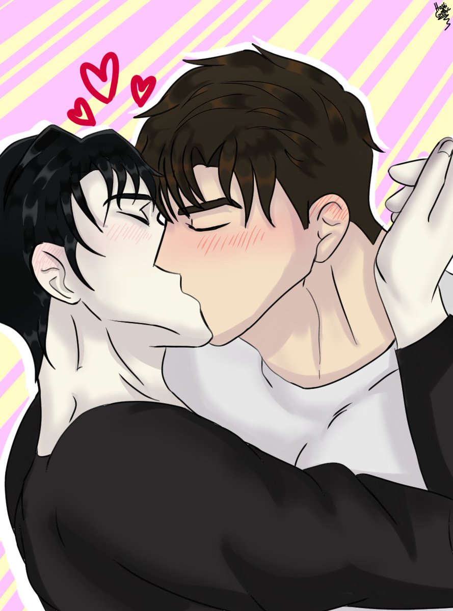 RaynorLesbian08's tweet image. Hace tiempo que no dibujo y como tuve día libre lo ocupe para hacer un dibujo de Jin y Matthew 🫶🏻🩵💚

#녹색전상 #UnderTheGreenLight #BL