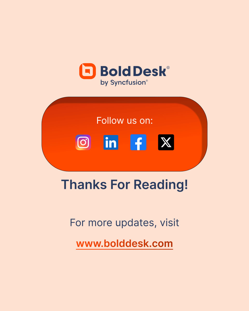 BoldDesk's tweet photo. ✅ Ready to transform your #supportoperations?

Start your FREE trial today and experience the future of customer support with BoldDesk.

👉 https://t.co/mjLV6YDPM9

#BoldDesk #HelpdeskSoftware #Supporttransformation https://t.co/Coqww7FZo0