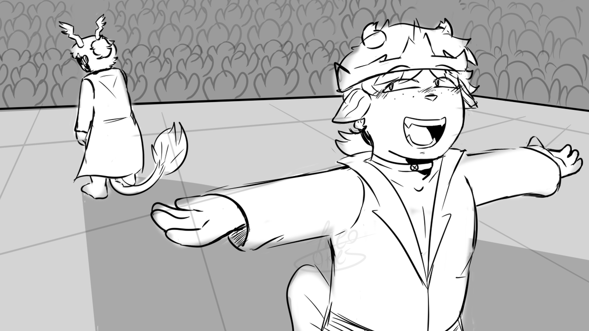 TBC_ECHECH's tweet photo. Eu tava querendo mt desenhar o Nori como Luka. 
foi divertido mkay

--- #hopelesshappiness 🎬🦌

#BlinkGone #ocs #alienstage #art https://t.co/SM09YvUGLK