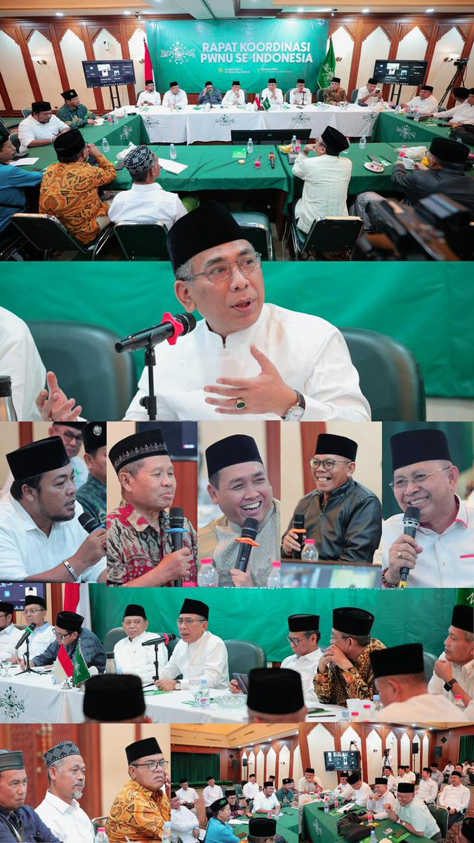 Ketum langsung gercep. Hari ini rakor PBNU bersama PWNU seluruh Indonesia. 

Sementara disisi dunia lainnya...Pak kae, lagi gawe alesan ini itu.