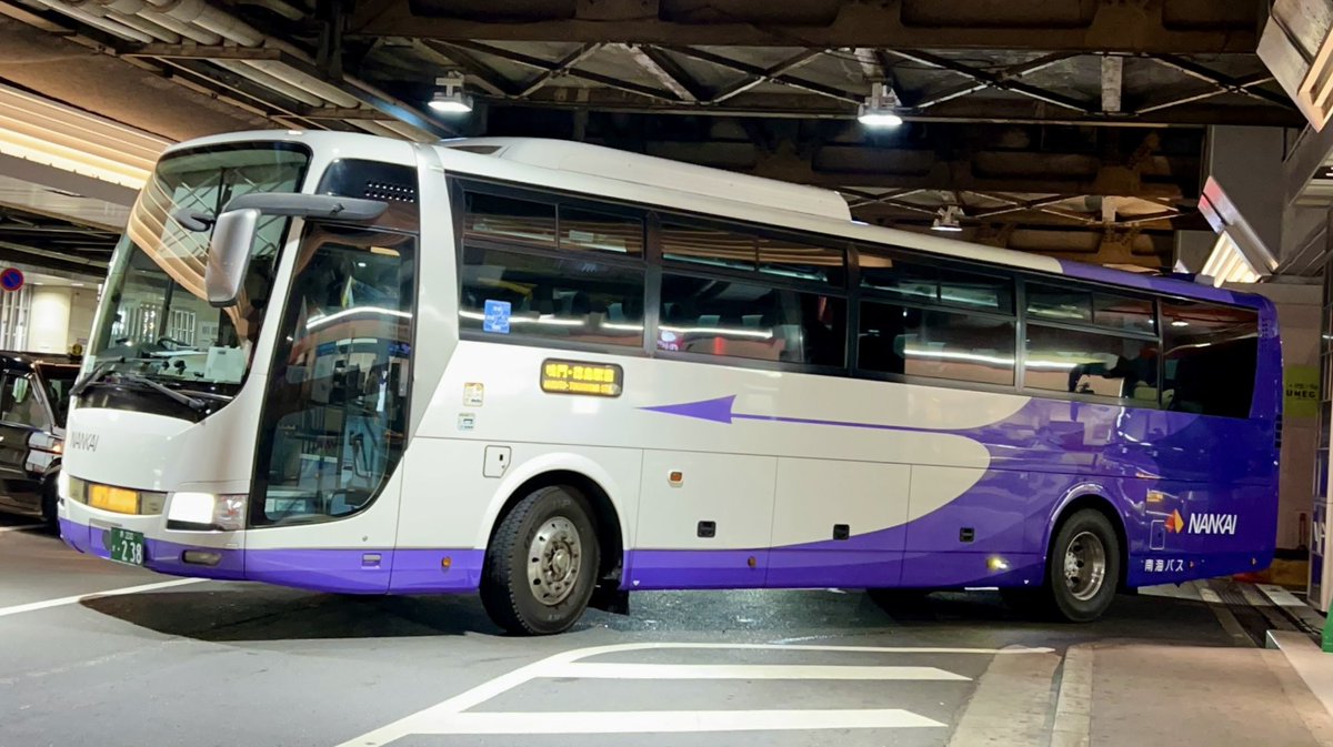 南海バス 238 南海バスの三菱ふそう・エアロエースです。2009年式と