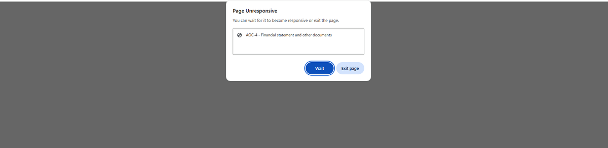 yours_stranger's tweet photo. since half an hour, getting the error. What am I suppose to do? @MCA21India @HelpdeskMCA21V3 https://t.co/DCGOXkrgRa
