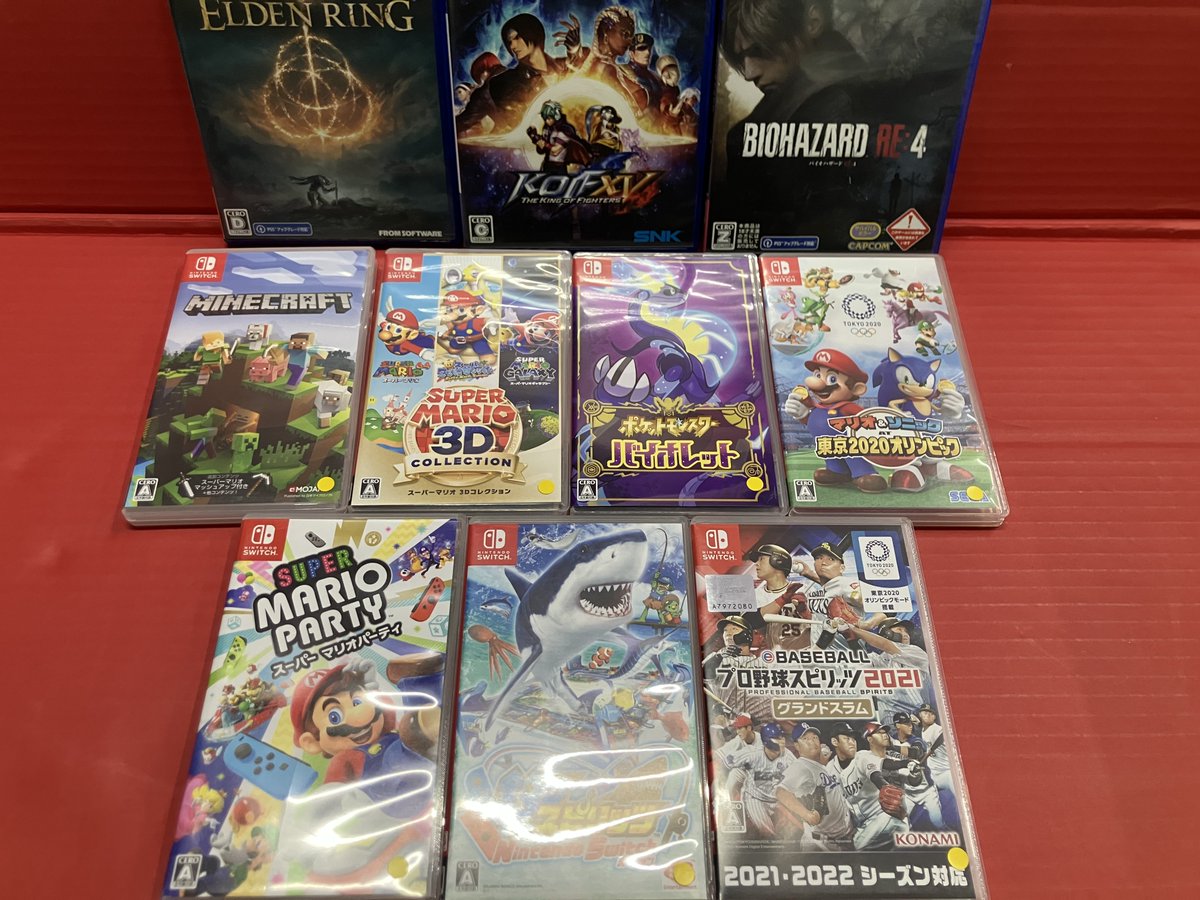 SWITCHとPS4ソフトお売りいただきました！ 今回はなんとKOF15が久々に