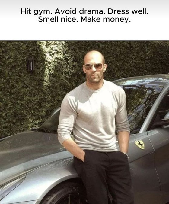 ManlinessNorms's tweet image. Recipe for a good life.