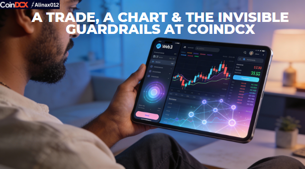 Alinax012's tweet photo. A Trade, A Chart & The Invisible Guardrails at CoinDCX
Rohit opens his #CoinDCX app.
Charts are moving
Orders are filling
Everything feels… normal
What Rohit doesn’t see is what’s happening behind the scenes.
This is the story of how @CoinDCX protects traders from wash trading and #market manipulation 👇
#LearnKaroCryptoKaro #Finance