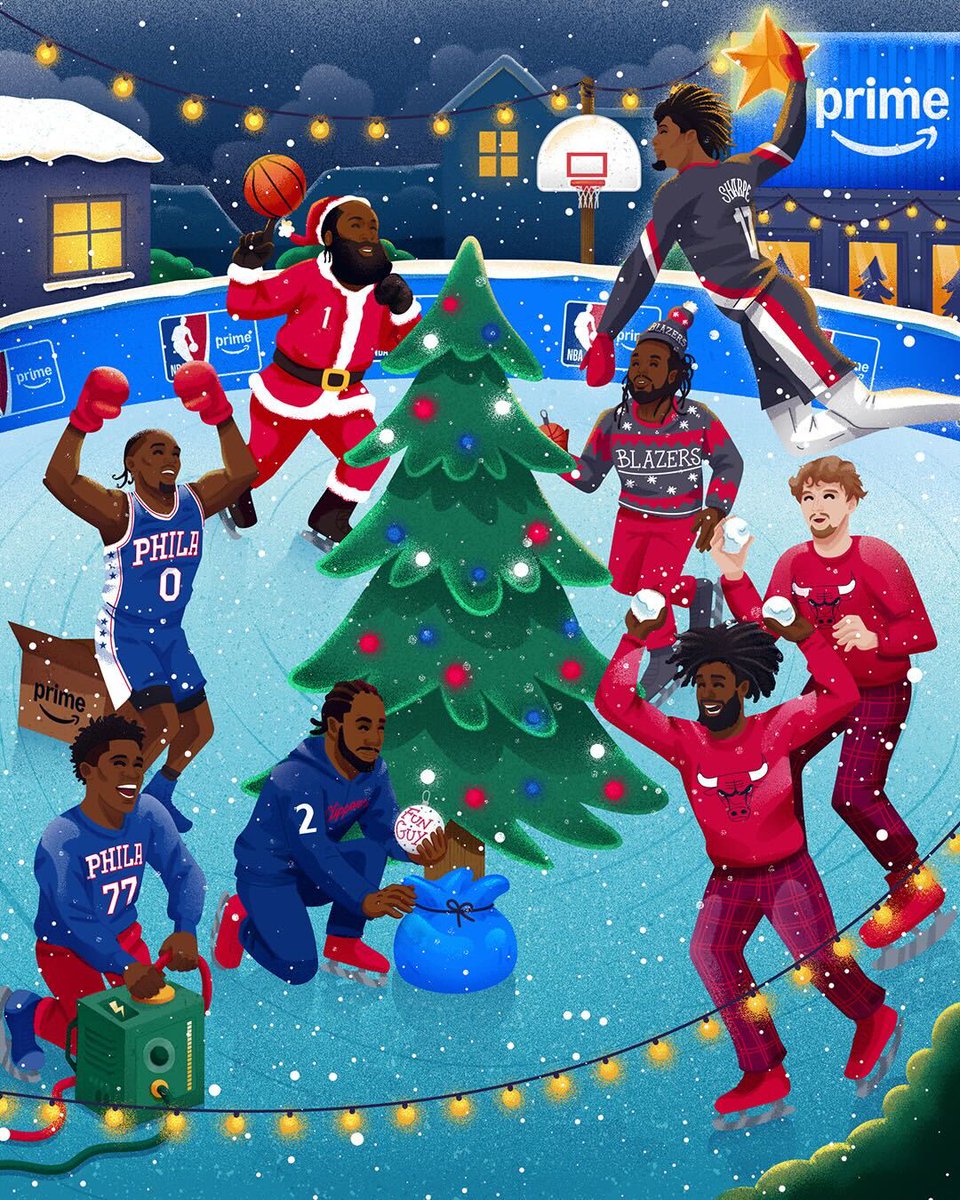 PrimeVideo's tweet image. Lighting up the court.

Sixers-Bulls. Clippers-Blazers. Coverage starts at 7PM ET on Prime Video.