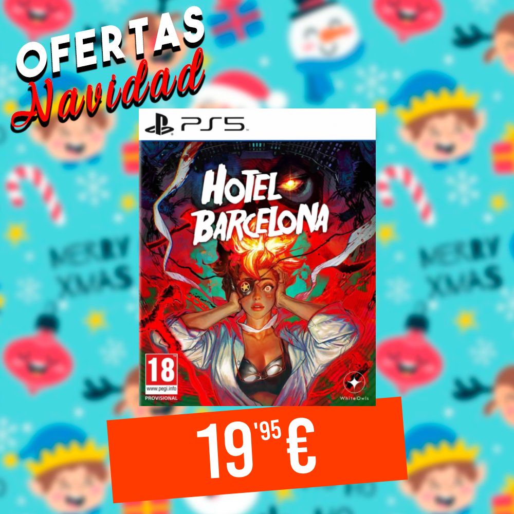 🎄✨ Esta Navidad en GamePLAY Stores disfruta de las mejores ofertas ✨🎄
🏨🔪 Hotel Barcelona por 19,95€ en PS5 🔥 

🎁 Disponible en tienda y buff.ly/GNi9pCE