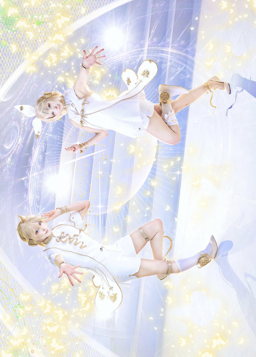 i_nuiinu_i's tweet image. #鏡音リン・レン誕生祭2025
#鏡音誕生祭2025 

　𝐻𝒶𝓅𝓅𝓎 𝐵𝒾𝓇𝓉𝒽𝒹𝒶𝓎  
　　　✽.｡.:*:.｡.❁.｡.:*:.｡.✽

鏡音リン＆鏡音レン:NUI
Photo＆編集: @macchi_3