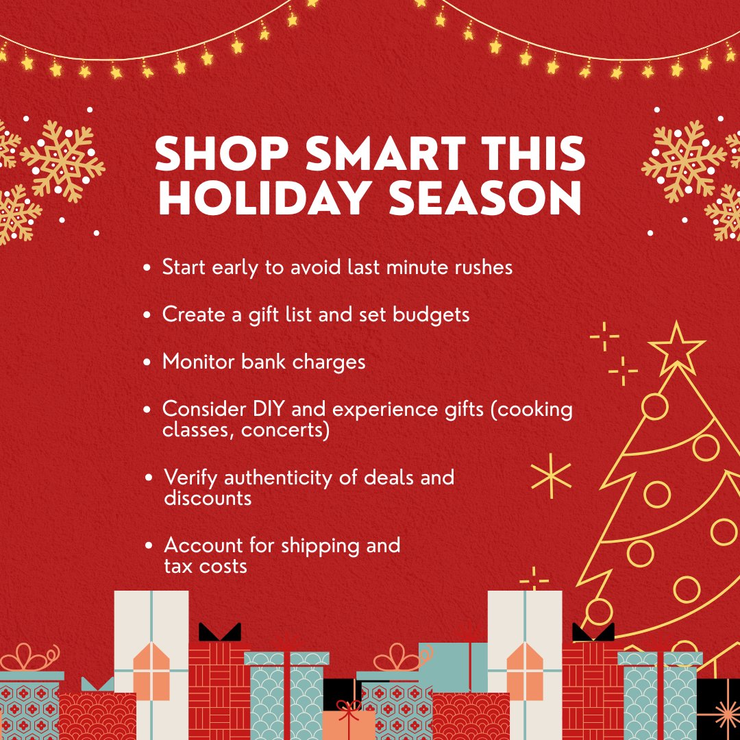 🎄Keep the festive spirit alive and dodge the after-holiday chaos! Shop smart, plan ahead, and save! 💰🎁