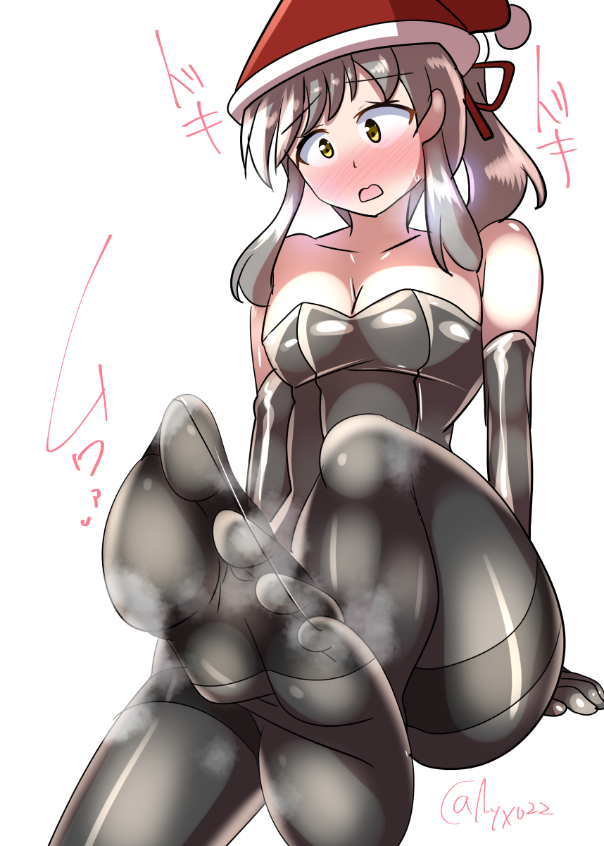 「提督…薄雲の足裏、そんなにいいですか…?///」    
ムレムレ黒タイツ薄雲チャン(ˇωˇ)     
進水日おめでとう!(連続2118日目     
#艦これ版真剣お絵描き60分一本勝負_20251226
#艦これ版深夜の真剣お絵描き60分一本勝負 
#10000日チャレンジ #めび環んどろ 
#薄雲進水日 