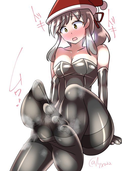 「提督…薄雲の足裏、そんなにいいですか…?///」 ムレムレ黒タイツ薄雲チャン(ˇωˇ) 進水日おめでとう!(連続2118日目 #艦これ版真剣お絵描き60分一本勝負_20251226 #艦これ版深夜の真剣お絵描き60分一本勝負 #10000日チャレンジ #めび環んどろ #薄雲進水日