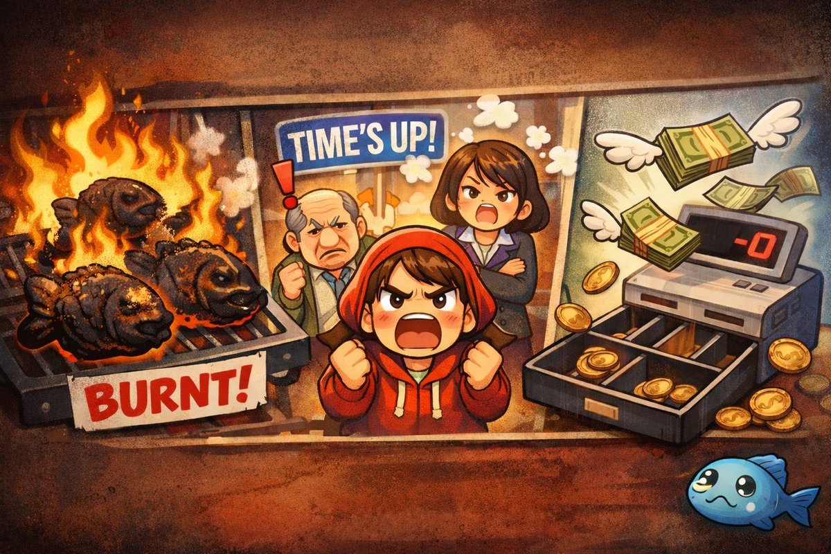 kokuson1981's tweet photo. Lose one round and suddenly it’s 🔥 burnt fishbread, 😭 angry customers, 💸 money gone — welcome to Fishbread Tycoon pain 😂🐟 

#RootinTootin #FishbreadTycoon #KoreanStreetFood #GameDev #IndieGame #ManagementGame  #TycoonGame https://t.co/6K6BAKKayq