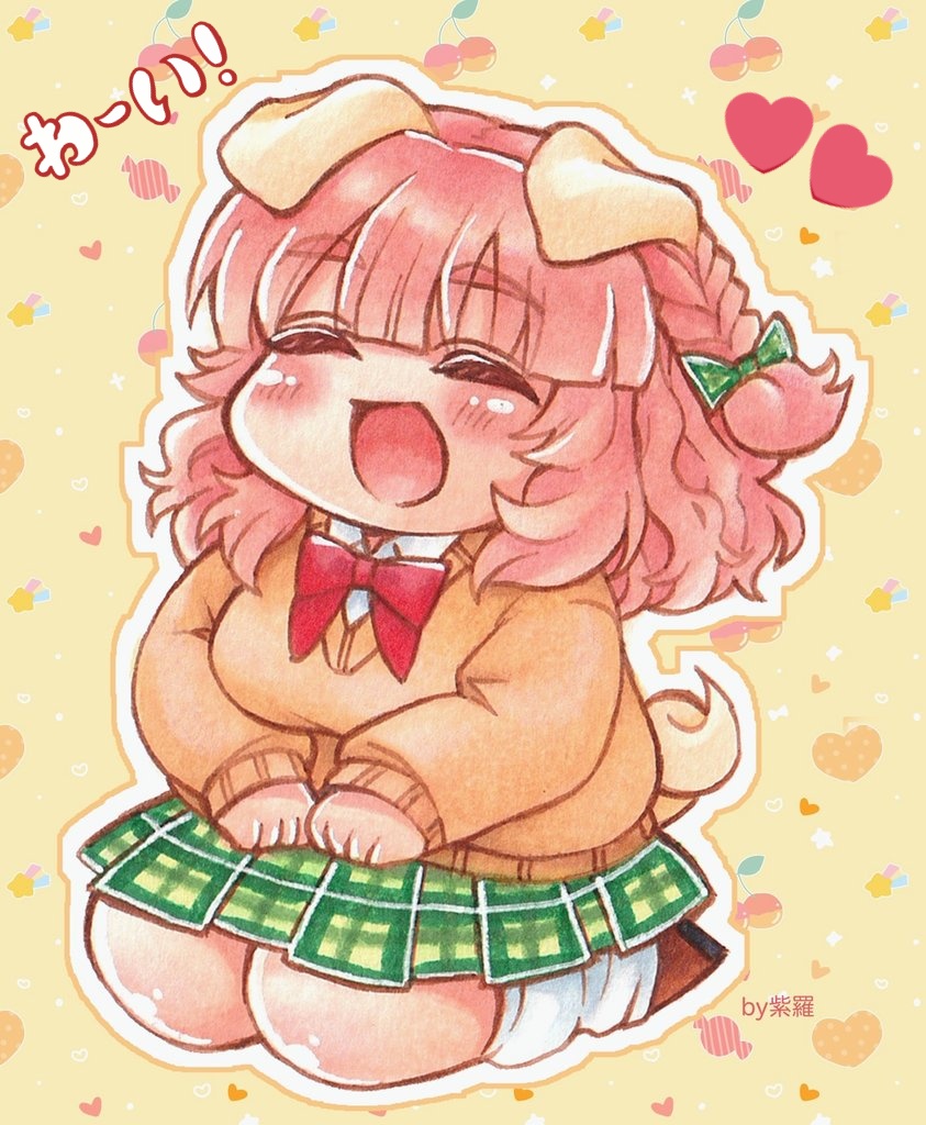 おすわりトン子ちゃん🐷 