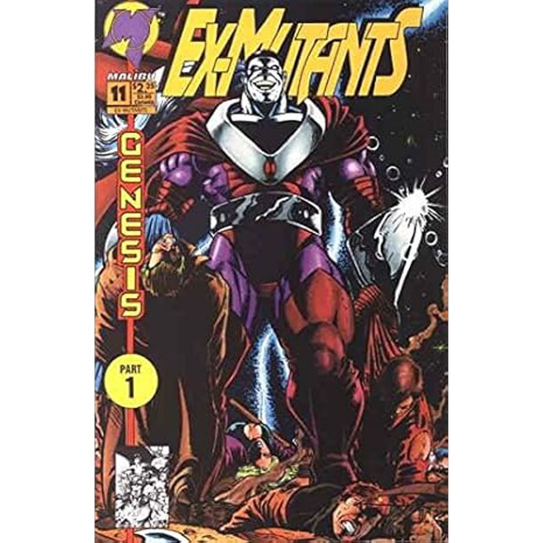 MannRoland's tweet photo. Cover to Ex-Mutants #11, "Worlds to Conquer" Published in September of 1993 by Malibu Comics. Art by Thomas Derenick &amp; Mike S. Miller. Cover by Darick Robertson. #malibucomics #indycomics #eternitycomics #silverlinecomics https://t.co/WrNEBVAdMq