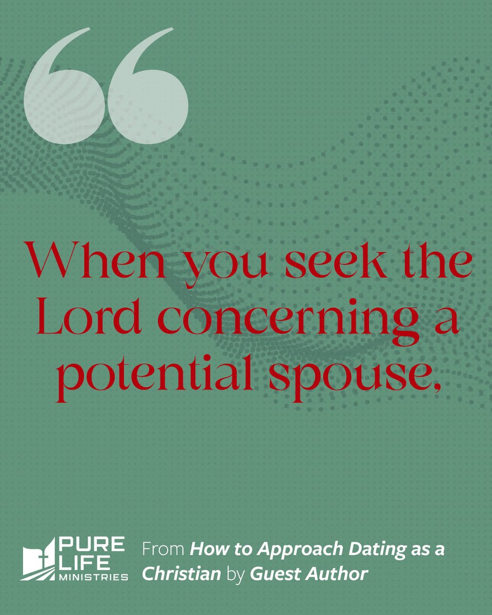 PureLifeMin's tweet image. Loving Jesus and desiring to live according to His will protects the believer from following the world's blueprint for dating.

Read more at purelifeministries.org/blog/how-to-ap…