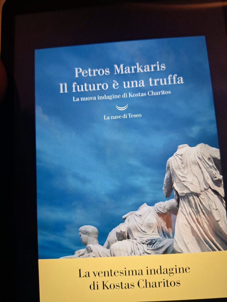 pg311066's tweet photo. #Markaris #KostasCharitos ancora un'indagine per il capo della omicidi di Atene, a mio avviso una delle meno riuscite #542025 https://t.co/9wqLELq1PJ
