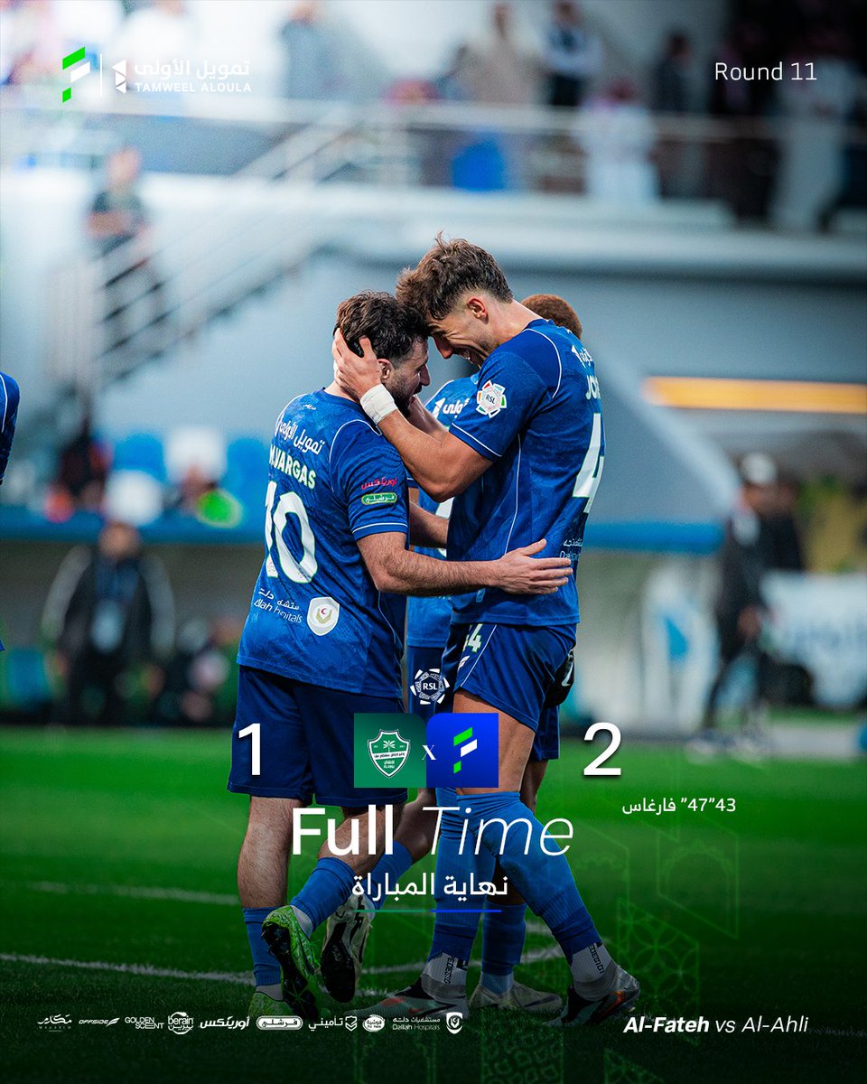 لاجديد يذكر ولا قديم يعاد 💬
#الفتح يكسب في الملعب 💙🌴

#الفتح_الأهلي