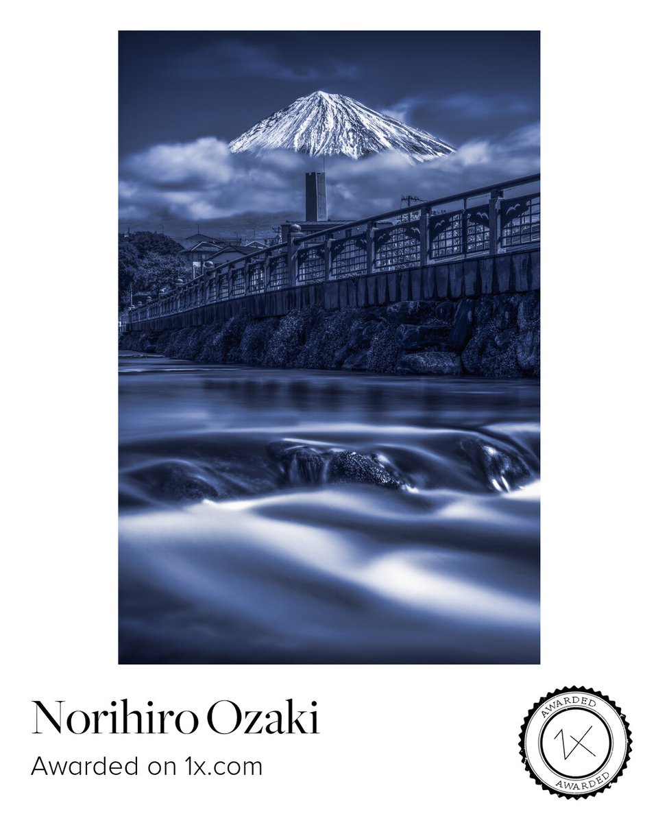 国内の富士山フォトコンでは落ちましたが #1x に出してみたら