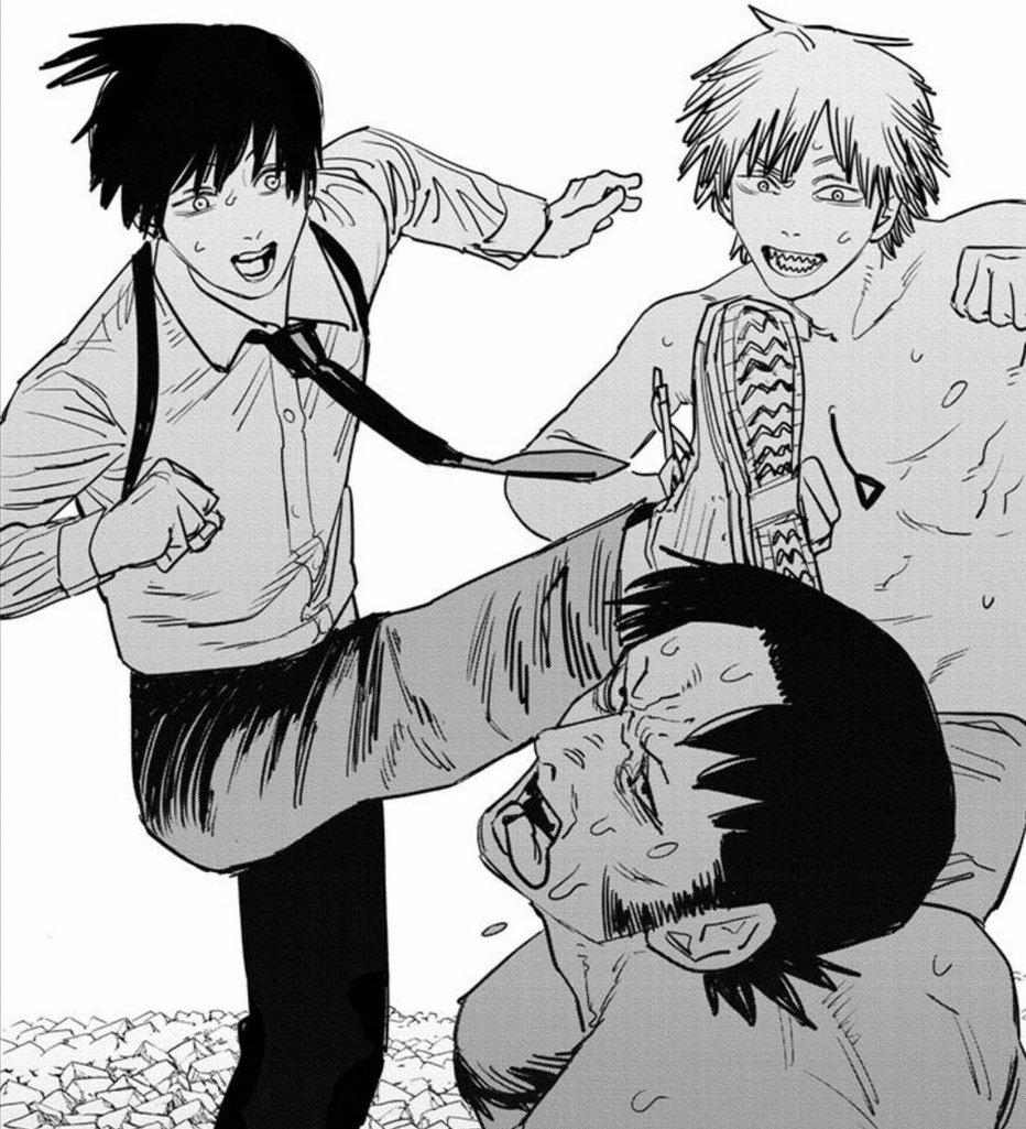 cuesloppy's tweet photo. Chainsaw Man FUN FACT

Aki has only smiled 5 times in the manga https://t.co/FSwXm0JncM