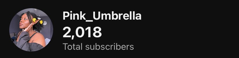 W Christmas ?! I’ve been hitting milestones I didn’t expect to hit this year at all 🥹🥰

Thank you for 2K subscribers on YouTube. I’m really grateful 💖