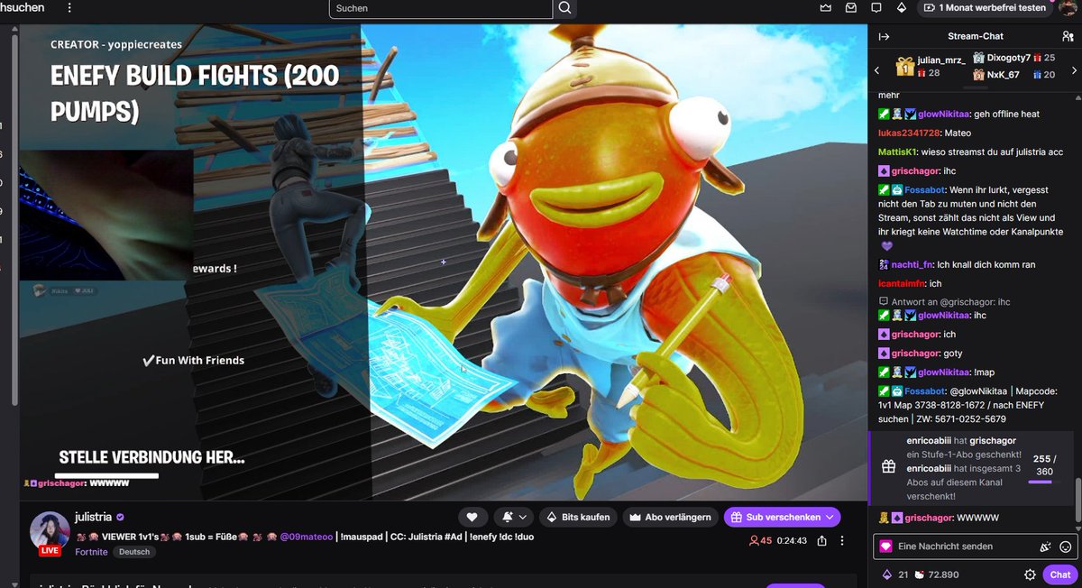 wusste nicht das julistria on stream füße zeigt