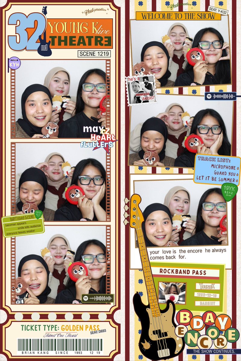 darthkederrr's tweet image. gak pernah gak gerabak gerubuk tiap photobox @dearkangbra @khymamel 

btw frame nya lucu lucuwwwwww @teamdoun @rebootedver @itsyoudowoon ✨✨

#nothingbutyoungk #YoungKbdayTheatre
#catkketart