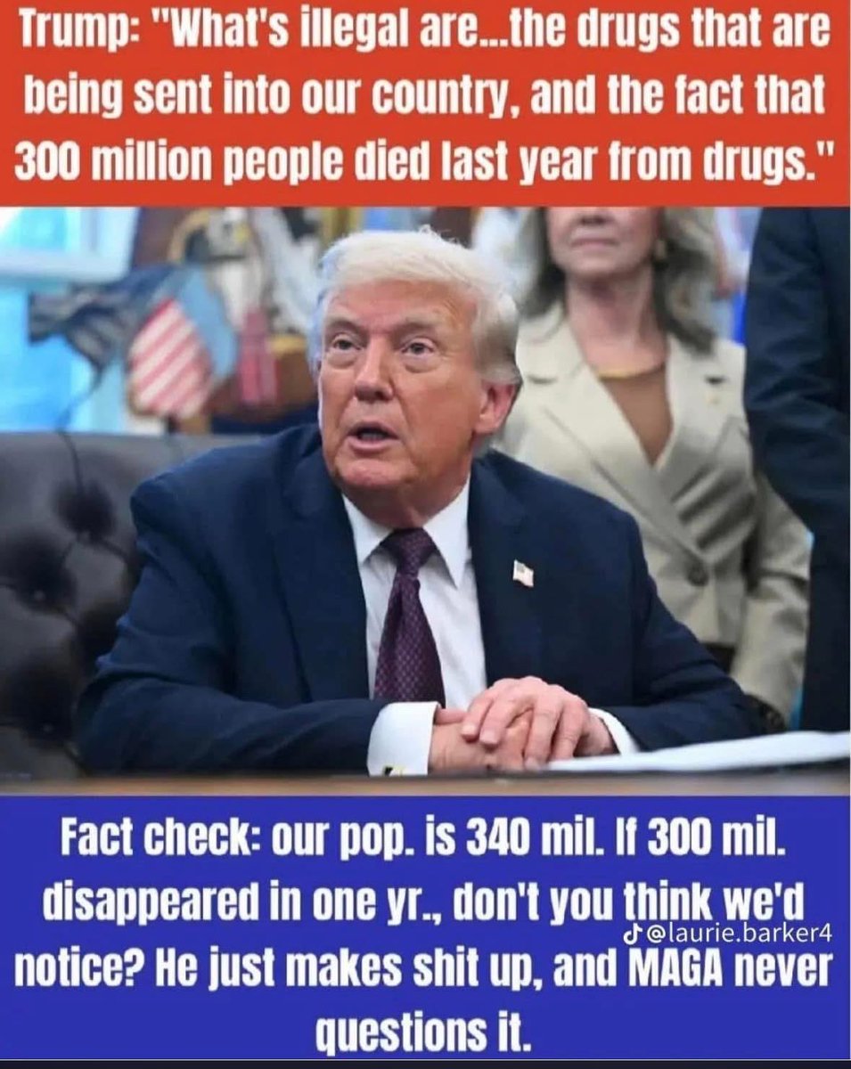 Trump LIES every single day and his MAGA cult eat it up like flies on shit! 🙄