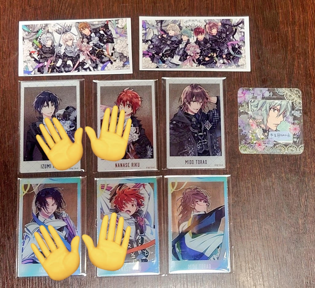 nmrck's tweet image. 【交換】
アイドリッシュセブン アイナナ 10周年 10th Anniversary アクカ フォトカ

譲
①特典：TRIGGER、ŹOOĻ
②アクリルフォトカード：虎於

求
①IDOLiSH7（種村有菜絵）
②環

郵送 or 1/11,12現地お手渡し
お気軽にお声掛けください