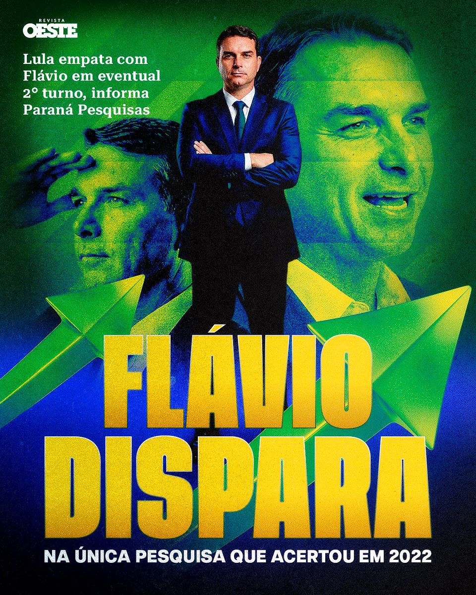 A pesquisa recém-divulgada pelo instituto Paraná Pesquisas mostrou que nosso senador e pré-candidato à presidência indicado por Bolsonaro, Flávio, é um adversário forte e preparado, que empataria com Lula no segundo turno, considerando um cenário em que ele se candidate para as