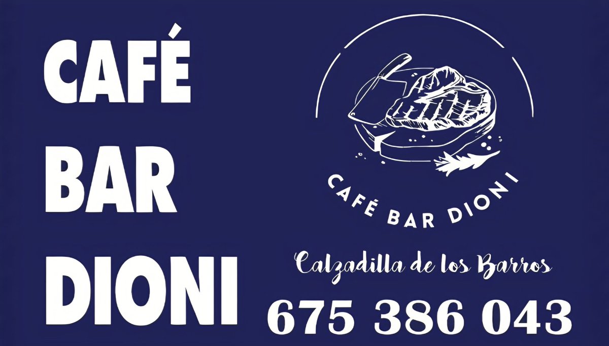 🤝𝗘𝗠𝗣𝗥𝗘𝗦𝗔 𝗖𝗢𝗟𝗔𝗕𝗢𝗥𝗔𝗗𝗢𝗥𝗔

𝗖𝗔𝗙𝗘 𝗕𝗔𝗥 𝗗𝗜𝗢𝗡𝗜, la mejor carne a la brasa, y al mejor precio, en Calzadilla de los Barros. Segunda temporada al lado de La Yeyi.