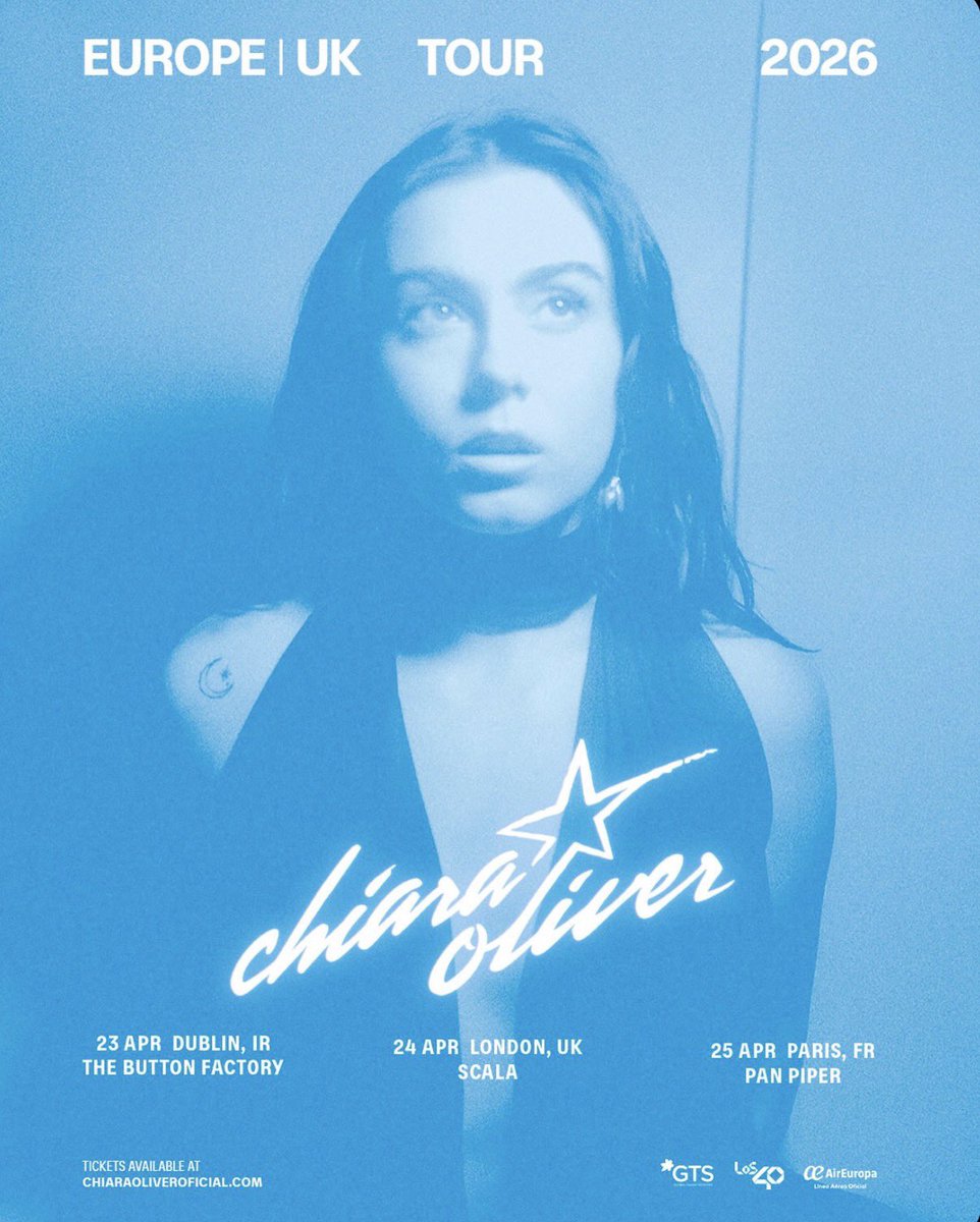 onelastmonlight's tweet image. GIRA EN EUROPA CHIARA OLIVER SOS ENORME