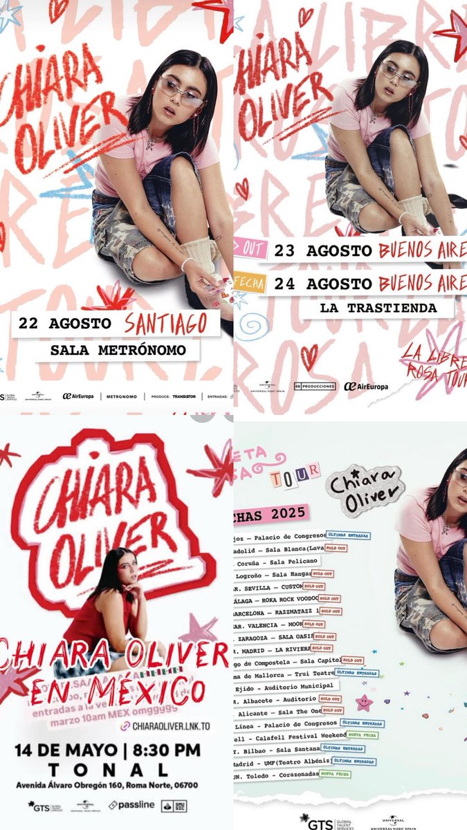 maslanypedretti's tweet image. PRIMERO ESPAÑA DE PUNTA A PUNTO, LUEGO LATAM Y AHORA PARTE DE EUROPA, CHIARA OLIVER ERES ENORME