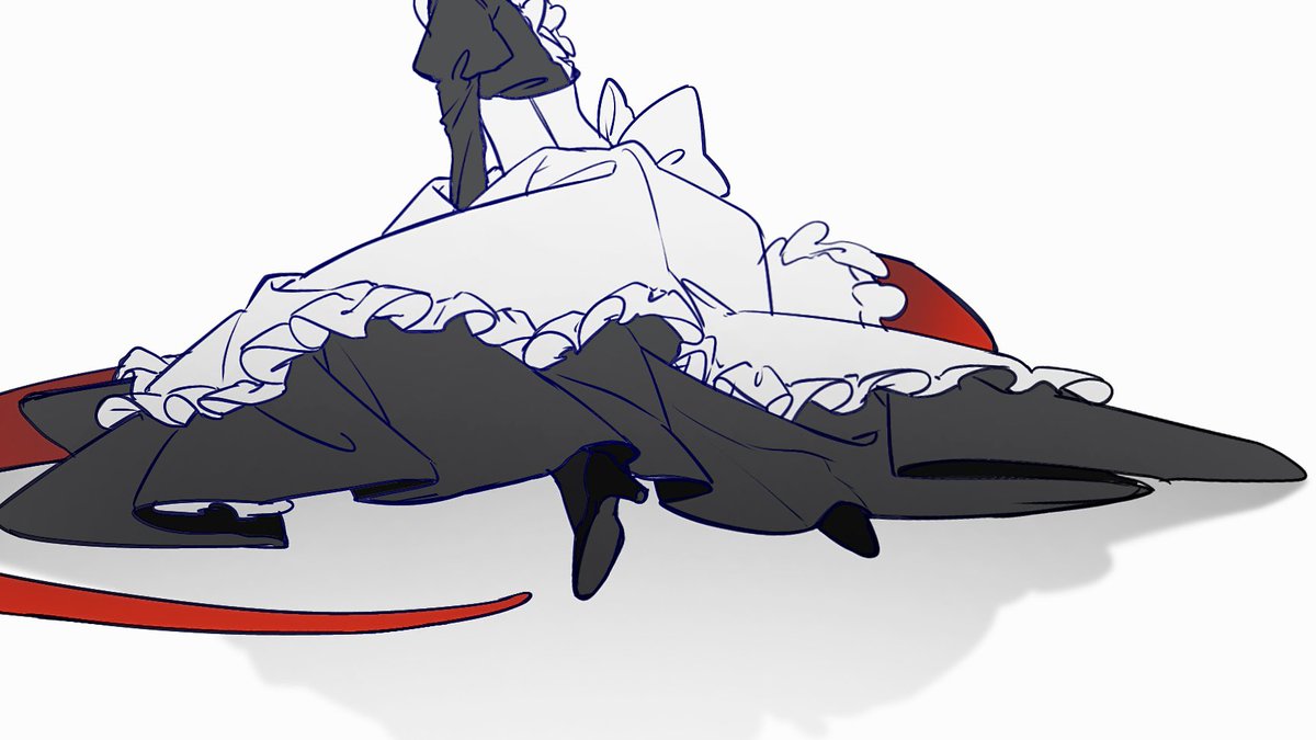 Karaba_nea's tweet image. あの、全世界の布フェチの皆さんここに超激かわメイド服描く人がいるんですが見つけてもらえませんか？