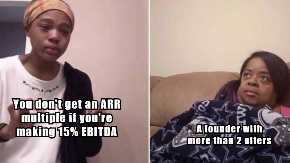 Trying to explain market standards to someone who already has a better deal.