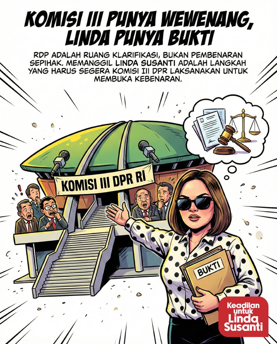 calamixty's tweet photo. Jangan biarkan kebenaran tersembunyi. Linda Susanti siap dengan bukti, Komisi III punya wewenang untuk menguji fakta secara transparan.

#DareYouToDeathEP2 #LINEMANถูกสุดทุกวันwithDewTee https://t.co/yAhWYpJ41m