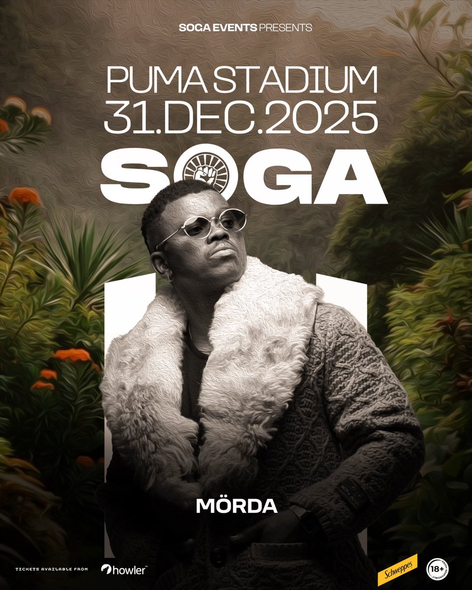 SogaEvents's tweet image. Every artist on the SOGA stage was once a child with a dream…
Today, we tell those stories. 💫

Introducing @murdahbongz✨
An evolution guided by sound and soul. 🌍🎼

🎟️ Tickets available on Howler: howler.co.za/Soga-Dreamers

#SOGA #Dreamers #SOGANYE #Witbank #