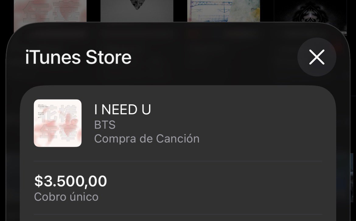 btsarmycol_'s tweet photo. 💜🇨🇴🔥 Compra digital – I NEED U (era HYYH)

Gracias a la nostalgia que Taehyung trajo hoy con sus publicaciones en FanCafe, queremos volver a una de las eras más importantes en la historia de BTS: I NEED U.

🔹 Opción principal (versión original):
I NEED U — The Most Beautiful Moment in Life, Pt. 1
👉 Esta es la versión original y la prioridad.
Desde la fanbase ya hemos comprado esta versión, pero seguimos dejándola como primera opción para quienes aún no la tengan.
🔗 https://t.co/12KrdbXm3u

🔹 Opción alternativa:
I NEED U — The Most Beautiful Moment in Life: Young Forever
👉 Sabemos que muchas ARMY ya han comprado la versión original, por eso dejamos esta segunda opción para quienes quieran seguir sumando compras sin repetir.
🔗 https://t.co/Hl7lqodKQr

💰 Precio: $3.500 COP
🛒 Compra única por versión – iTunes Store

Esta compra nace desde la nostalgia, desde volver a esos recuerdos que Taehyung despertó hoy y a una era que marcó para siempre el camino de BTS y de ARMY.

💜 Si puedes comprar una, suma
💜 Si puedes comprar la otra, también cuenta
💜 Todo apoyo es valioso

Volver a I NEED U es volver al inicio de todo 🌸
