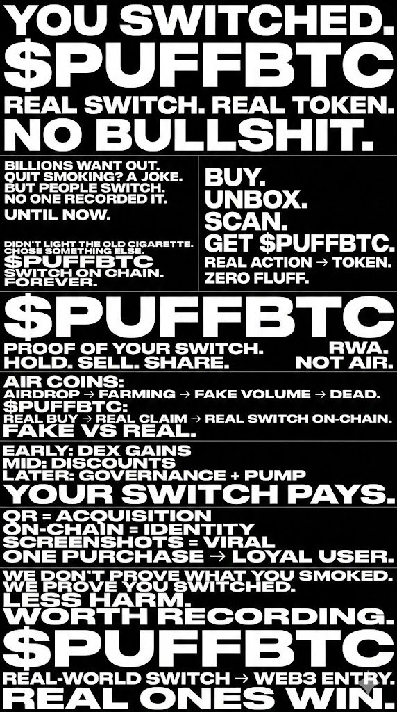 PuffBtc's tweet image. This is not a whitepaper
#PUFFBTC