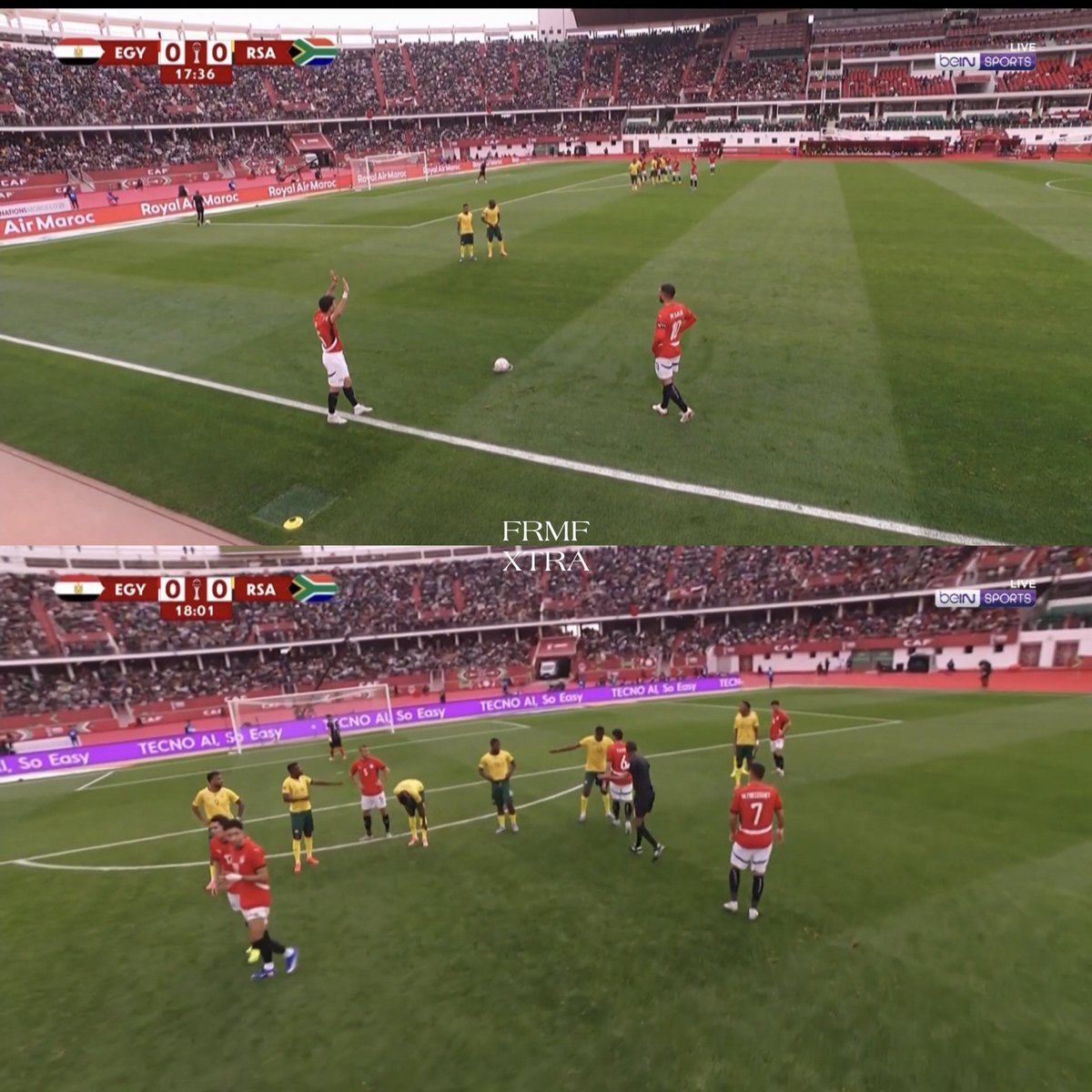 FRMFXtra's tweet image. 🇲🇦🔥 Affluence énorme pour le choc Égypte–Afrique du Sud 🇪🇬🇿🇦 !

La meilleure CAN de l’histoire, sans débat 👏🏻